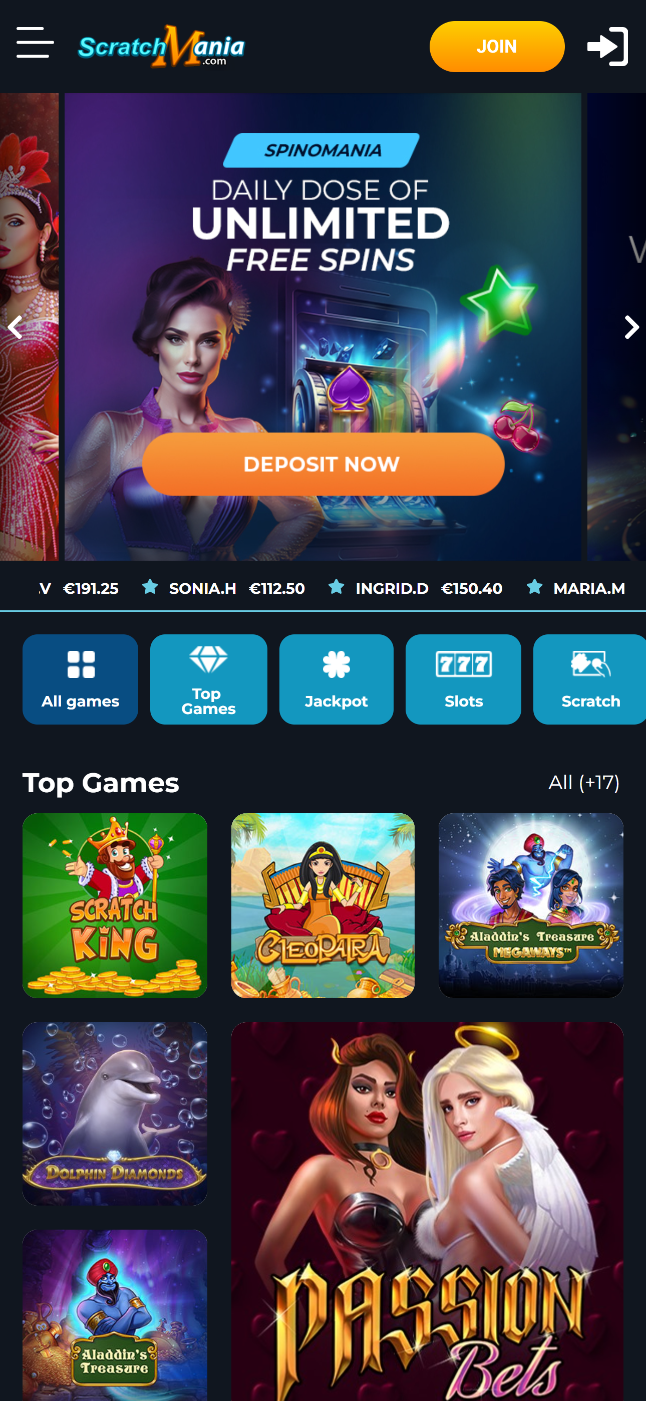 Scratchmania Casino